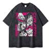 2026 Roronoa Zoro T-shirt Vintage Lavata Anime One Piece T-shirt Streetwear Oversize L-Luffy Manga Top Magliette Cotone