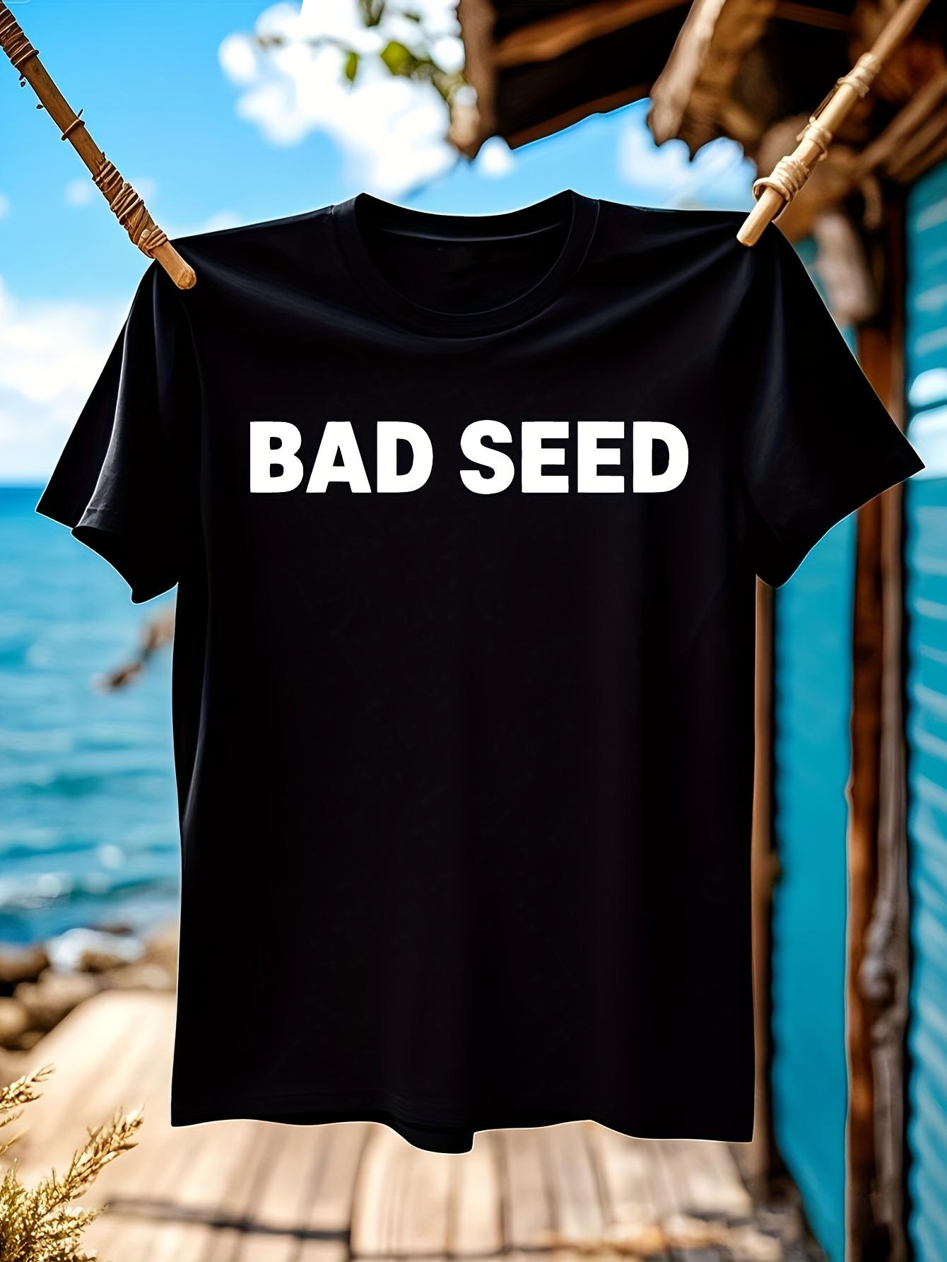 Men Tshirt Short Sleeve Women Bad Seed Band Shirt Nick Cave T Shirt Men Cotton Tshirt Summer Brand Teeshirt Euro T-shirt L