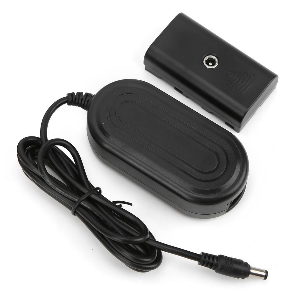 AC Power Adapter DC Coupler NPF550 Full Decoded Dummy Battery Kit for Monitor Fill Light