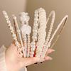 Children'S Pearl Headband Women'S High-End Girls Do Not Hold Back Their Heads, Headband Baby Hairpin Hair Bundle Headdress