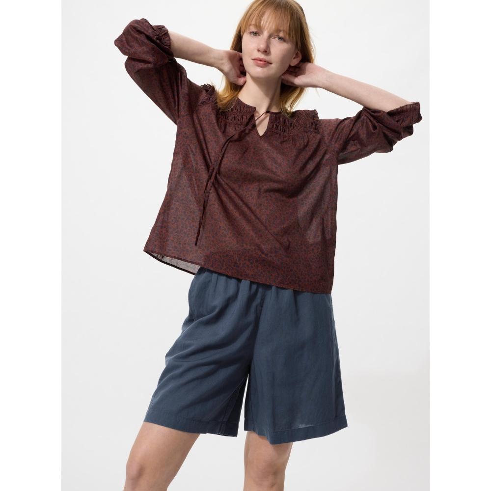 Uniqlo Japan Linen Blend Easy Shorts