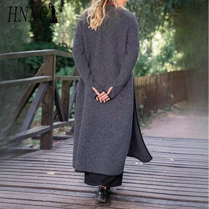 HNXC Women's Fashion Spring Autumn Solid Color Print Short Sleeve Long Sleeve High Waist Casual Dresses