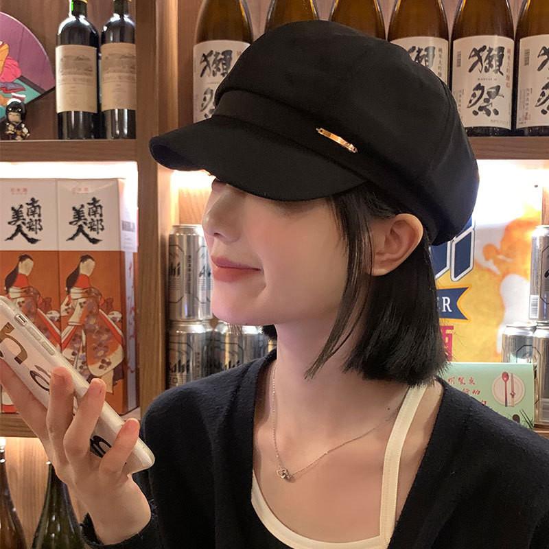 Black Beret Chic Hat For Women Versatile For Autumn Winter And Wear Everyday
