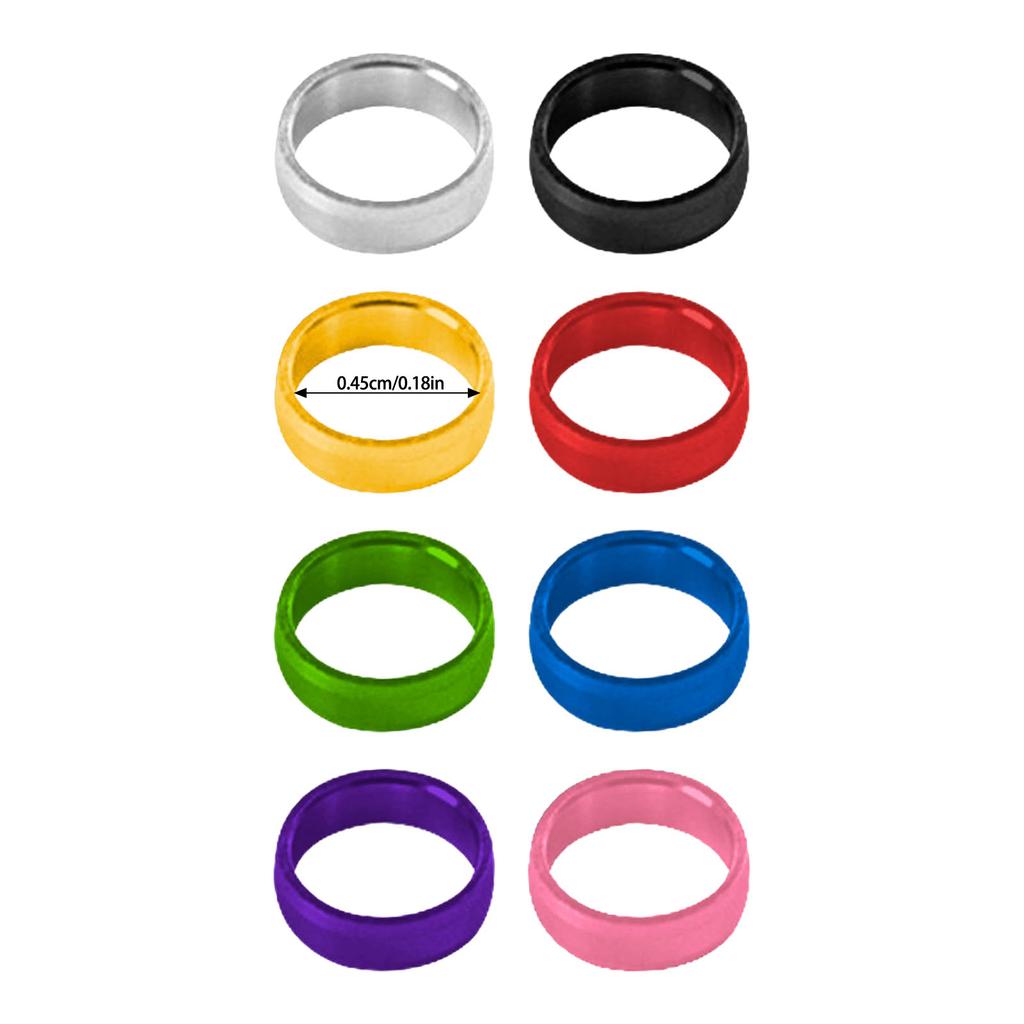 6Pcs Dart Flight Wing Savers Protectors Aluminum Alloy Dart Wing Corrector Dart Shaft Protector Dart Flights Rings Set