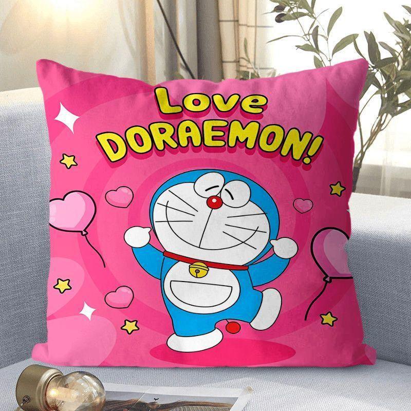 Doraemon Cartoon Doraemon Blau Dicklich Klingelkatze Kissenbezug Sofakissen Sitz Lendenkissen