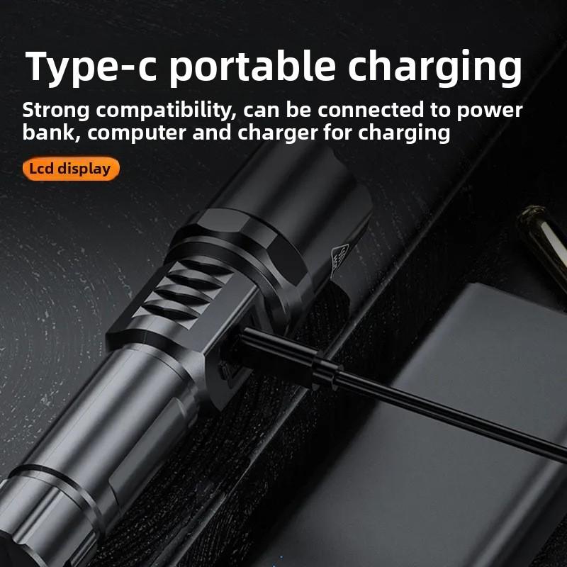 Compact Led Torch With Long Battery Life For Hiking And Night Exploration