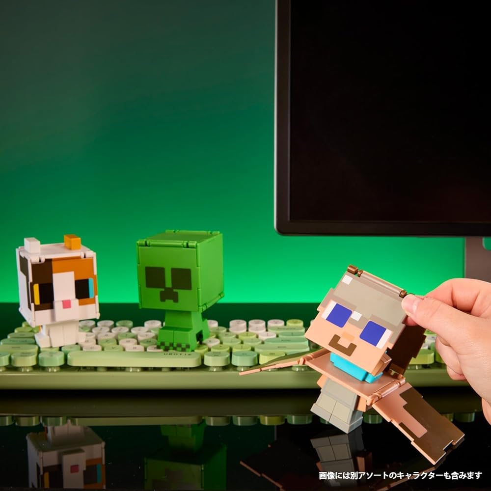 Mattel Minecraft Super Rozszerzalne Figurki B Asortyment (5 figurek w pudełku) dla Dzieci w Wieku 6 Lat i Starszych (Różnego przeznaczenia) 986B-HTL43