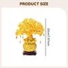 Money Tree Figurine Creative Money Bag Prosperity Sculpture Decorative Statue Tabletop Ornament for Shelf Living Room Entrance