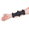 3 Straps Leather Archery Arm Guard  Outdoor Hunting Safety Protection Gear