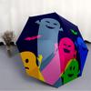 1pc Ghost Halloween Automatic Open/Close Umbrella, Windproof, Folding Compact Umbrella with Lightweight Design for Women/Men060