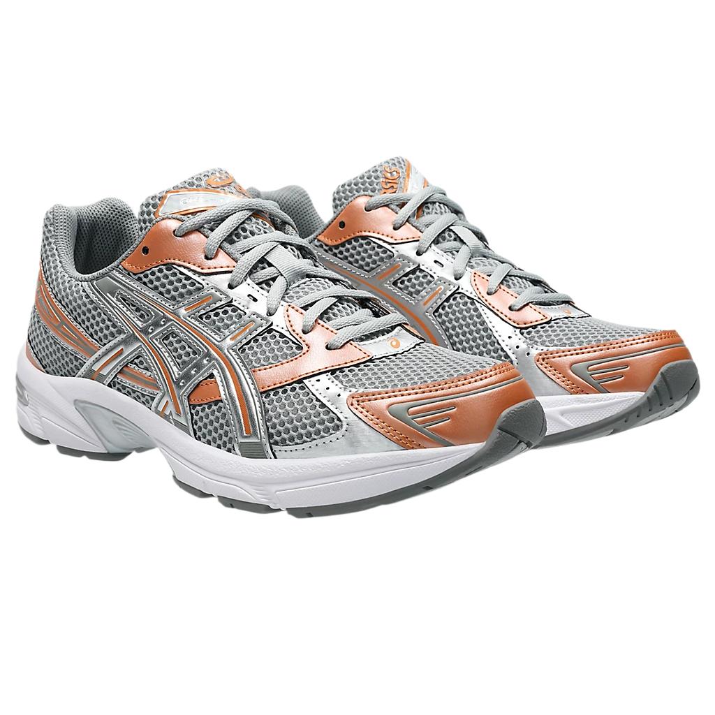 ASICS GEL-1130 Cement Grey Rust Orange GEL Cushioning Casual Sneakers 1203A609-020