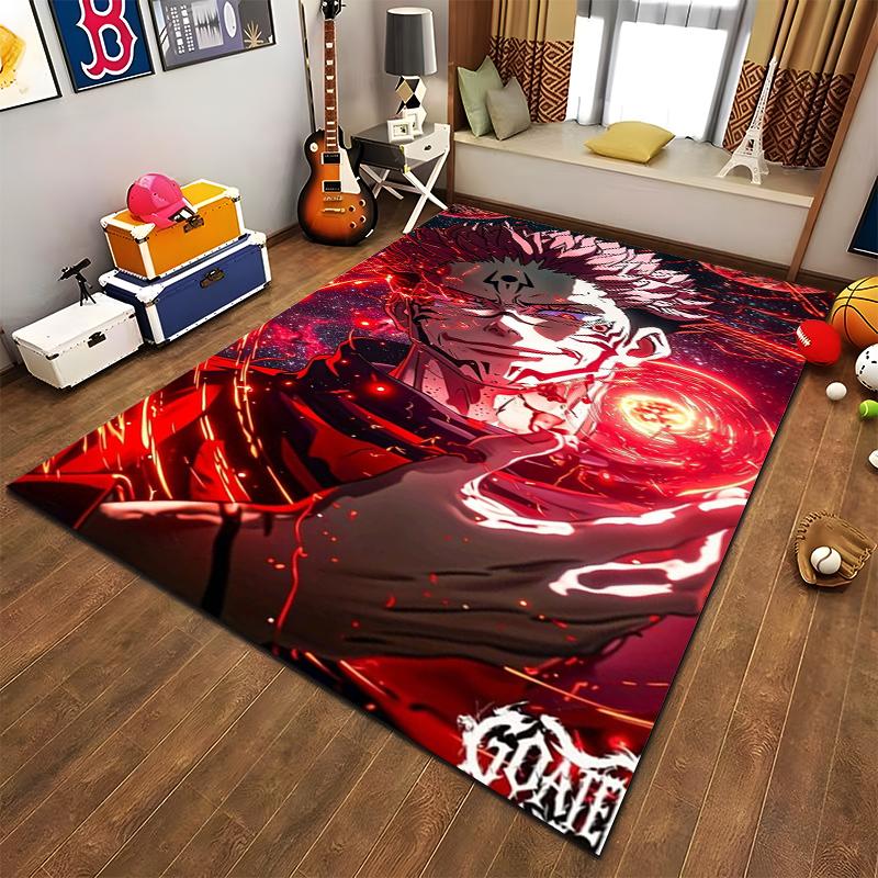 Cosmic Aesthetic Rug Featuring Charismatic Character Suitable for use as an anti-slip game mat for living room and bedroom sofas