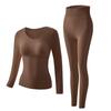Women's Seamless Self-heating Slim Fit Thermal Underwear Set for Autumn and Winter