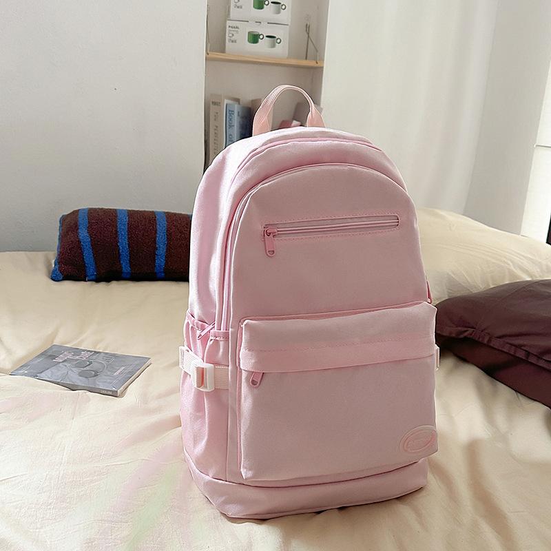 New Japanese school bag ins niche versatile simple large-capacity backpack junior high school student casual computer backpack