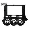 Car Navigation Console Panel 9 Inch Radio Fascia Frame Kit for Honda Jazz Fit 2006 RHD Custom Housing Manual AC, Frame, Stereo Install Bezel