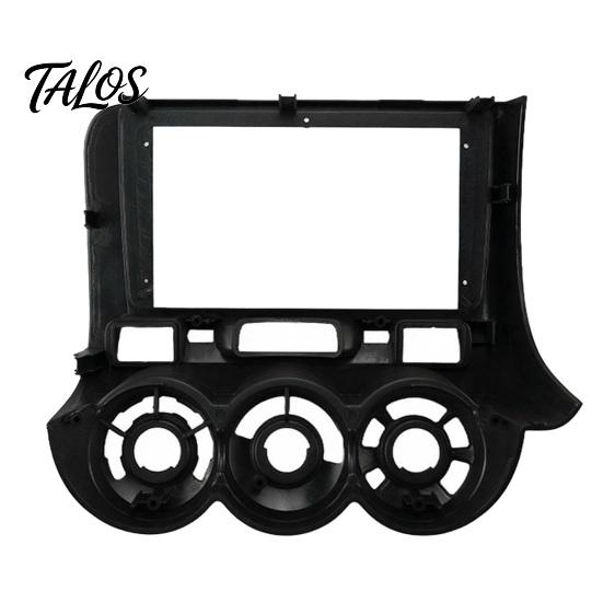 Car Navigation Console Panel 9 Inch Radio Fascia Frame Kit for Honda Jazz Fit 2006 RHD Custom Housing Manual AC, Frame, Stereo Install Bezel