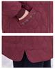 Mom's Stylish Plus Velvet Hooded Cotton Jacket - 2025 Winter Fashion for Middle-Aged and Elderly Women