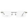 Omega Men S rimleSS eyeglaSSeS Om5037 008 Gunmetal 56mm 008