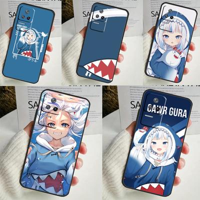 Gawr Gura Hololive Girl Funda For POCO M6 Pro X3 X4 X5 X6 M5s F3 F5 Xiaomi 13T Pro 12T 11T 12 13 Lite 14 Ultra Case