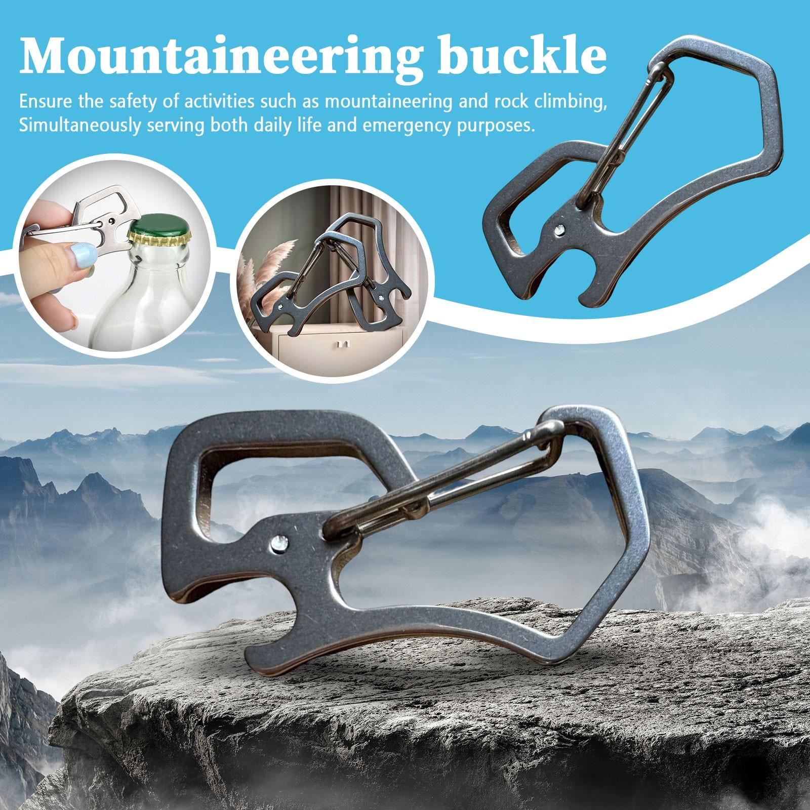Buckle Stainless Steel Climbing Buckle Quick Hanging Buckle One Size