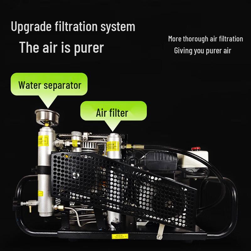 YEXIZE High-Pressure Air Compressor for Diving & Firefighting