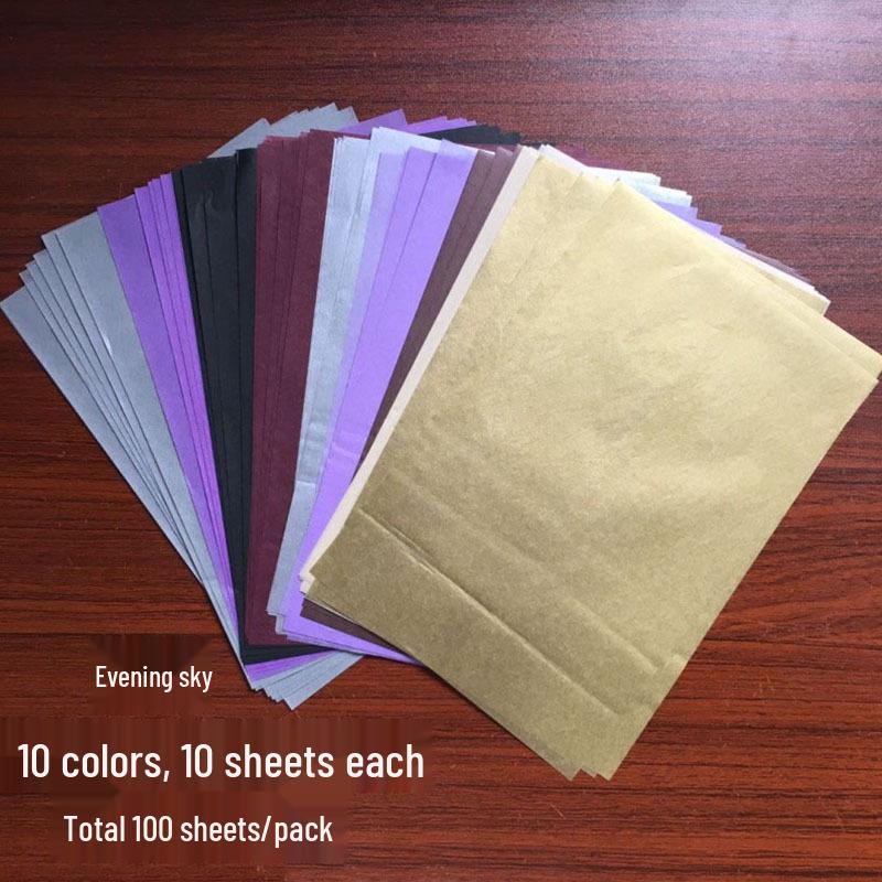 A5 Sydney Color Series DIY Mixed-Color Thin Page Notebook and Wrapping Paper