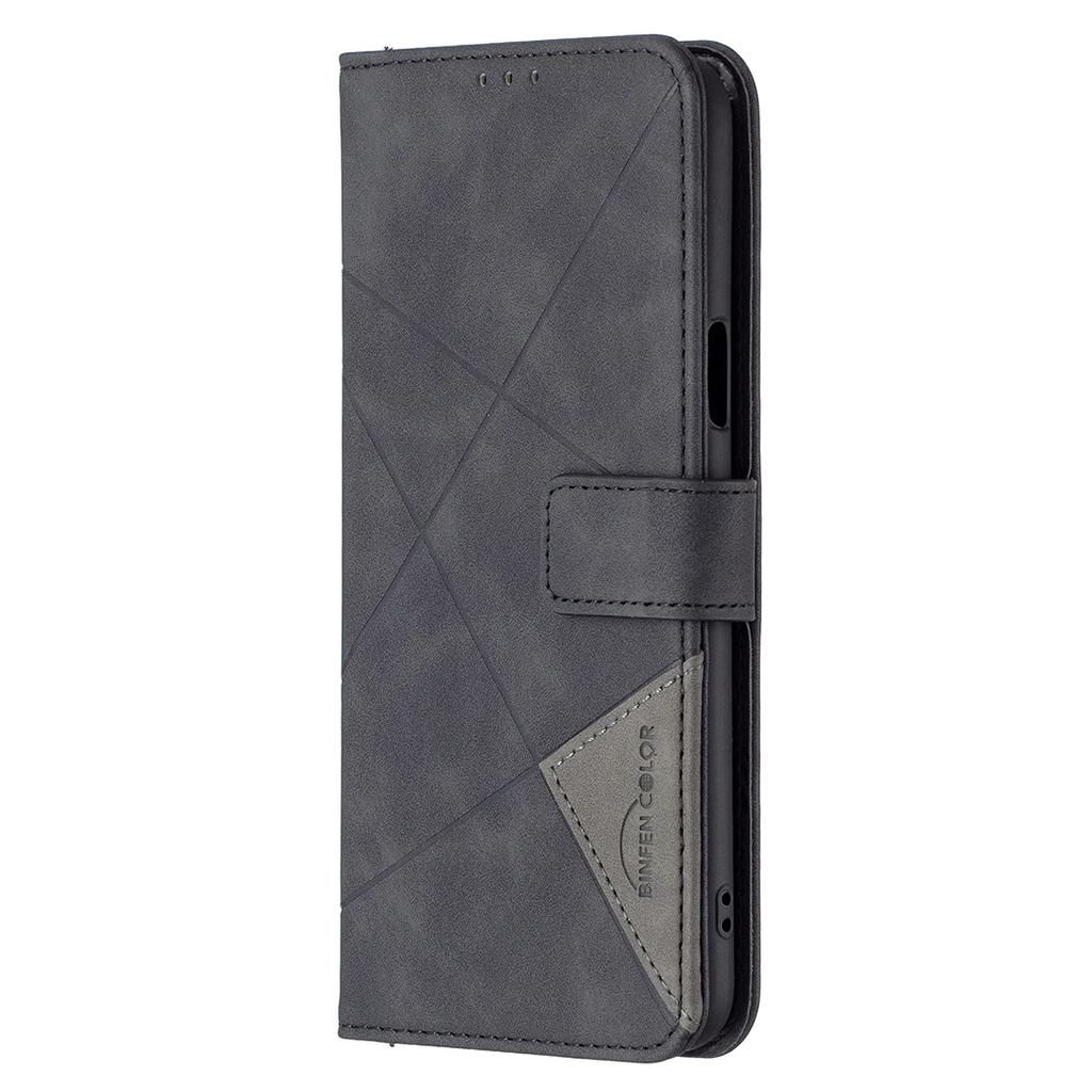 Modische Luxus-Geldbörse mit magnetischem Verschluss, Klapp-Lederhülle für LG K42, Stoßfeste Stoßstange, Weiche Business-Rückabdeckung