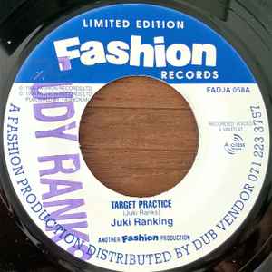 

7inch Record JUKI RANKING - Target Practice FADJA058 Fashion Records 1994 UK Reggae, Ska & Dub Used