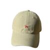 New cute cartoon pony embroidered baseball cap for women, soft top sunshade, versatile couple's cap, makes the face look smaller and trendy