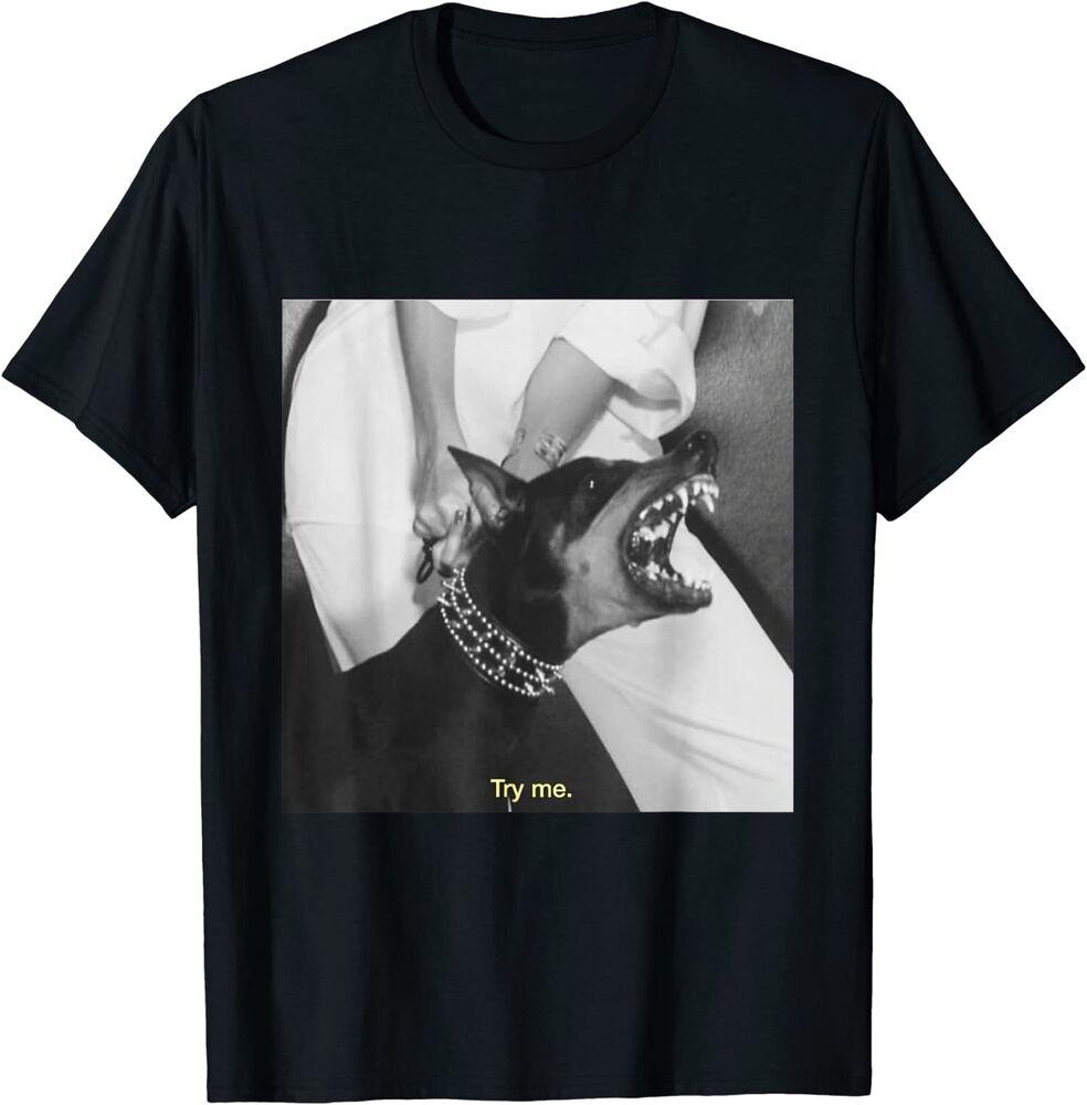 

Футболка унисекс Angry Doberman Try Me