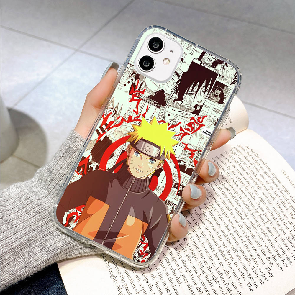 Case for Samsung A04 A14 A23 A34 A54 M23 M33 M52 M53 Realme 10 9 C30S C35 C55 VIVO Y02S Y21 Y51 X80 Pro Transparent Cover WI57 Naruto Anime