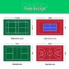 Jundingying Premium 6.0MM Sports Flooring