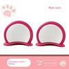 1 Pair Cute Soft Abs Bear Ear Decorations Lovely Kawaii Appearance Fit For Scooters Motorcycles Helmets