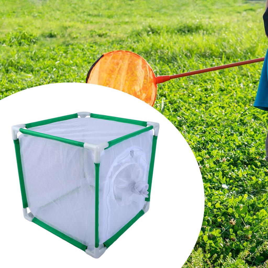 Butterfly Habitat Cage Butterfly Terrarium Breathable Plant and House Reusable Observation Cage Mesh Cage for Indoor Outdoor