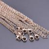 50/60cm Wholesale Stainless Steel Rolo Link Chain Necklaces For Women Men Accessories 10/20/30pcs/Lot Metal Necklace DIY Jewelry