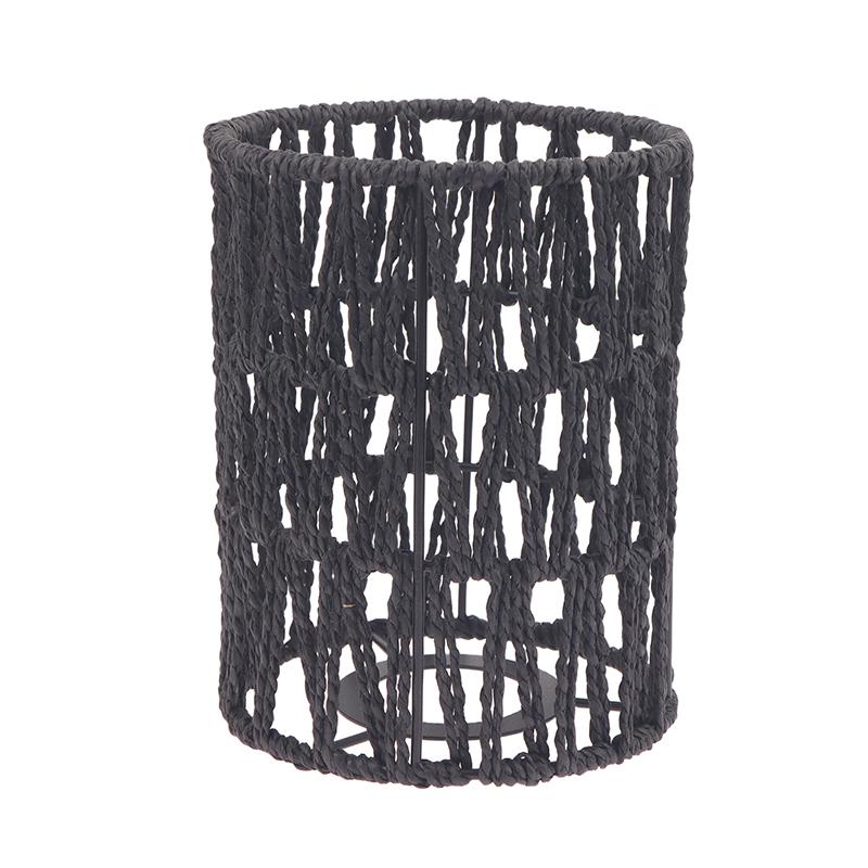 Rattan Lampshade 11.5X14.5Cm Pendant Lamp Shade Bohemian Style Handwoven Lampshade Home Cafe El Ceiling Lamp Light Cover