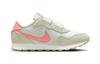 Nike MD Valiant Slip Resistant Abrasion Resistant Low Top Running Shoes Green Orange Kids' CN8559-107