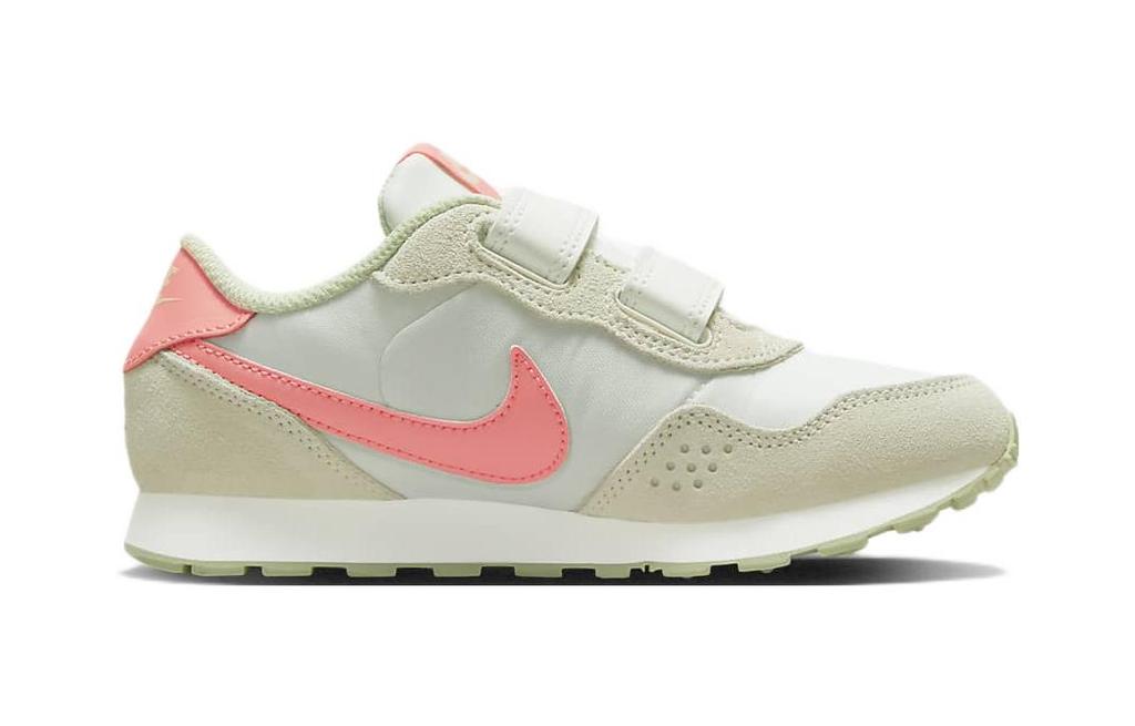 Nike MD Valiant Slip Resistant Abrasion Resistant Low Top Running Shoes Green Orange Kids' CN8559-107