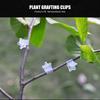 100PCs Grafting Clips PE Plant Grafting Clips Mini Gardening Tools Tomato Seedling Grafting Clip Eggplant Grafting Clamp For Vine Vegetable Seedling