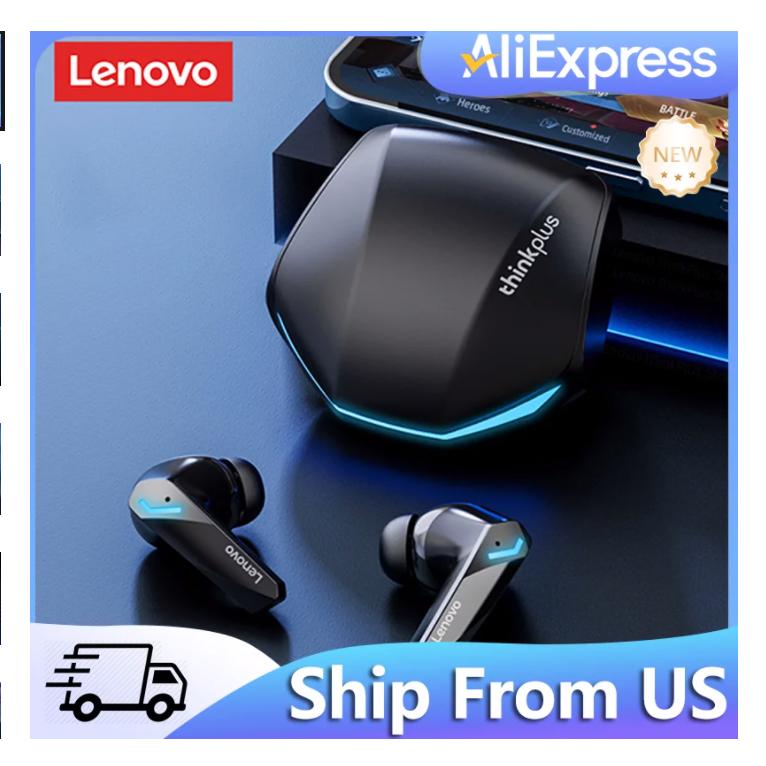 Choice Lenovo GM2 Pro Earphone Bluetooth 5.3 Headphones with Mic 9D Stereo Pro 6 Earbuds Dual Modes Music Game Wireless Headset