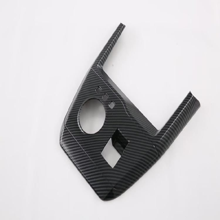 Carbon Fiber Style For EVMulan Gear Shifts Panel Center Console Cover Trim Frame