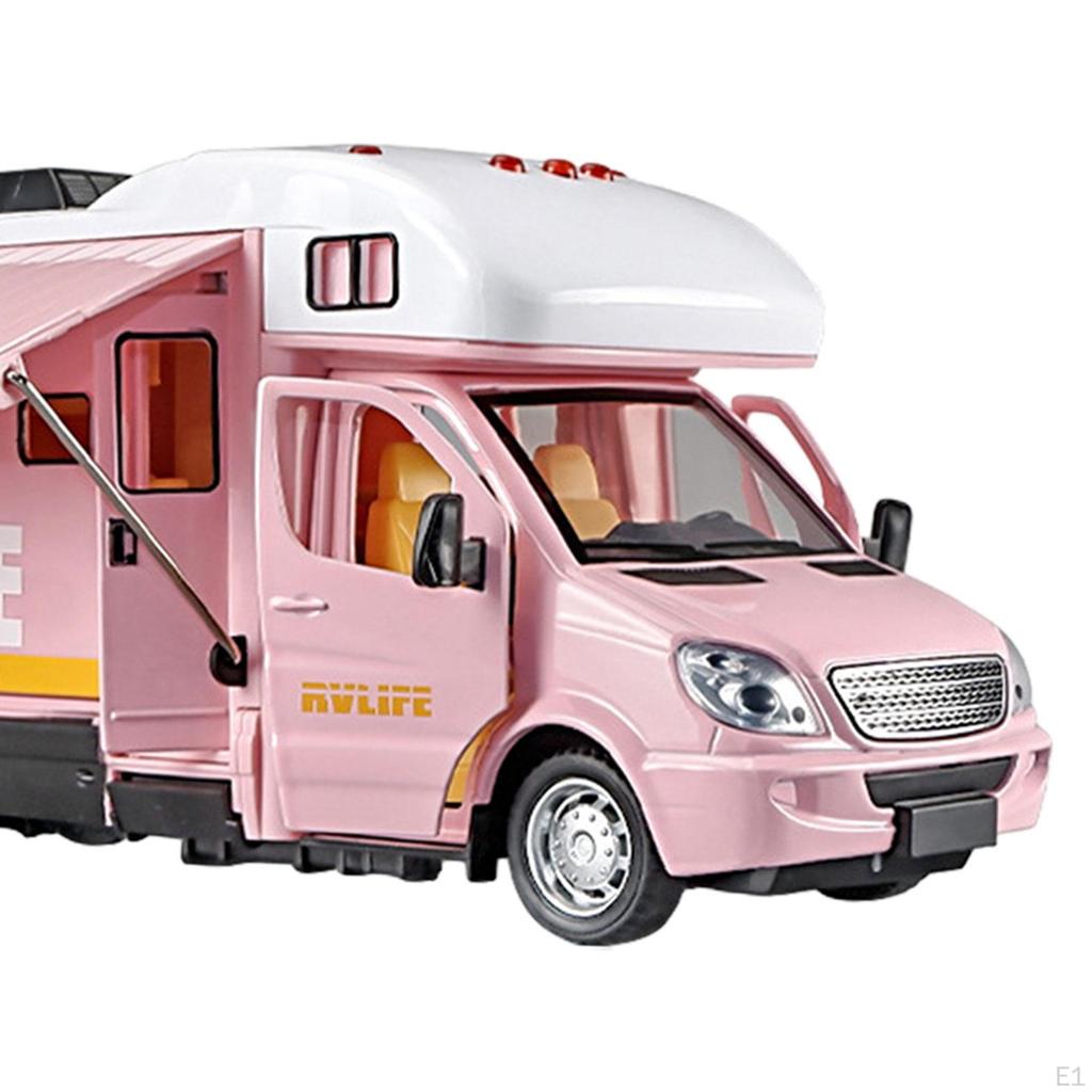 1/32 Alloy Motorhome Toy Diecast Metal Recreational Vehicle for Party
