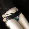 Open Crotch Underwear Men Sissy Feminization Panties Lace G-String Knickers Bikini Thong Sexy Panties Gays Imitates Lingerie