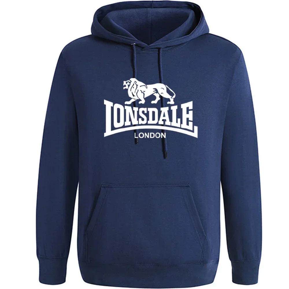 Mikiny s levom potlačou pre mužov, Neformálne mikiny, Hip Hop Streetwear, Vlnený pulóver, Športové Oblečenie, Nová Móda, Jeseň