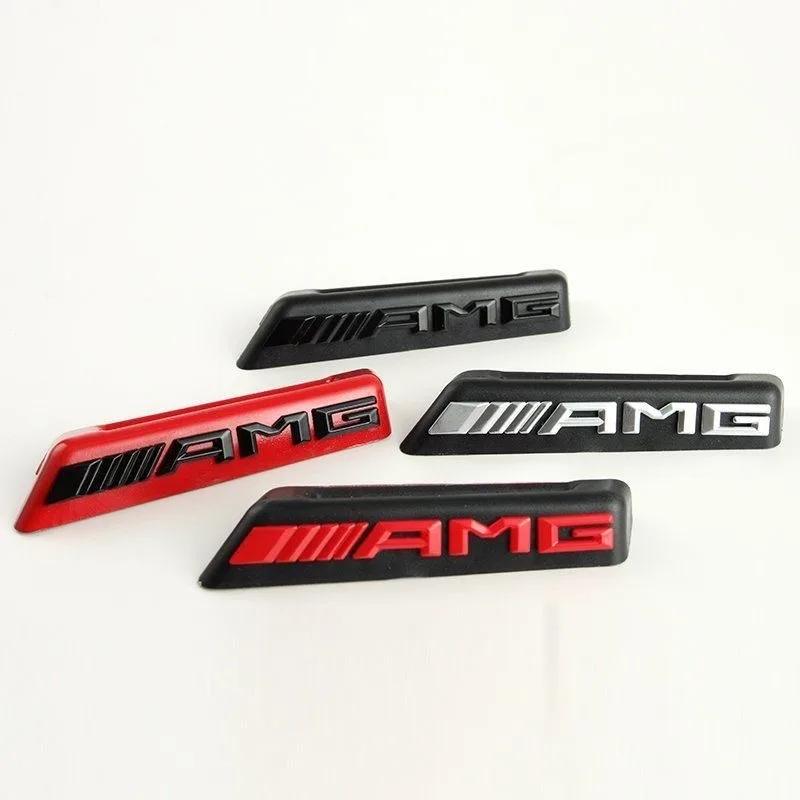 1pcs Automobile front grille AMG For Mercedes-Benz ABS badge A/B/C/E W212W213C 180E300W176W246W203W204W205W207.