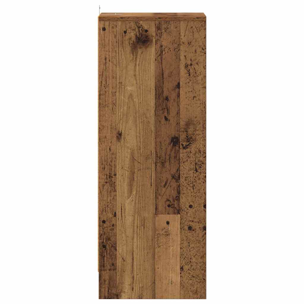 Shoe Cabinet with Rustic Wood Look 32 x 35 x 92 cm Engineered Wood