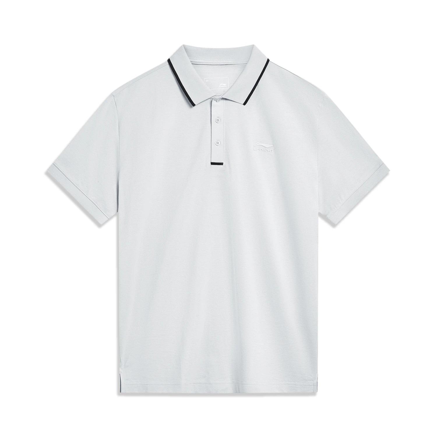 

Li Ning Color Block Polo Shirt Men Tops Stone-Gray APLT097-3 3XL