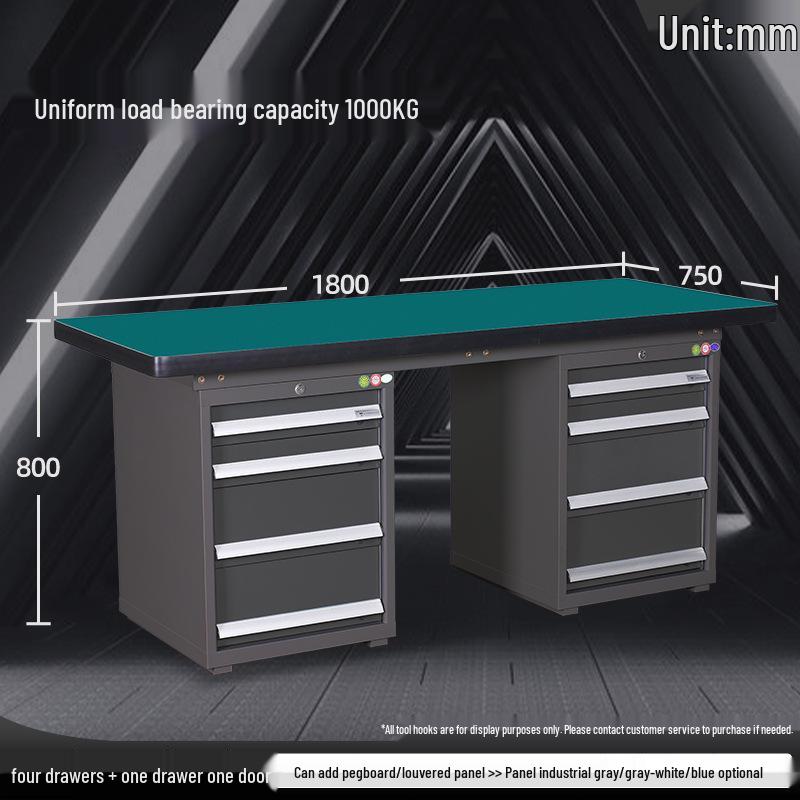 Heavy-Duty Stainless Steel Anti-Static Movable Workbench