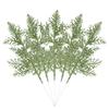 Artificial Pine Leaves Branches Christmas Gold Silver Fake Plants Glitter Garland Xmas Tree Ornament Home Room Decoration Plant