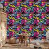 Graffiti Style Wallpaper for Living Room and Bedroom 50x1000
